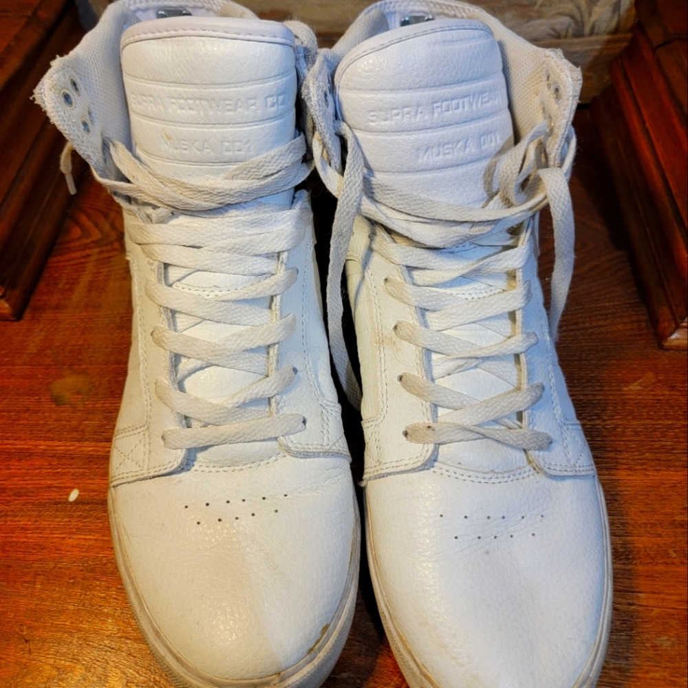 Supra Skytop II Mens in bright white sz10